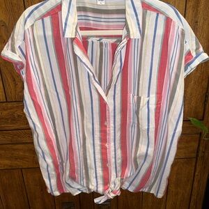 Old Navy Multicolor Striped Shirt
